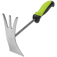 Sealey Soft Grip Stainless Steel 2 in 1 Garden Hoe and Hand Fork