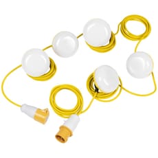 Sealey 5 LED Festoon Lighting Kit on 15 Metre Cable