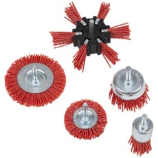 Sealey 5 Piece Nylon Filament Brush Set
