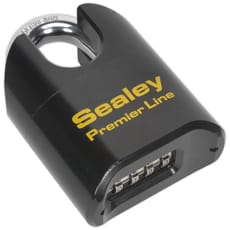 Sealey Steel Combination Padlock Shrouded Shackle