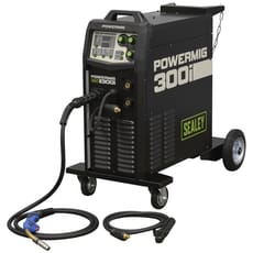 Sealey POWERMIG300i 300Amp Gas / Gasless Mig/ MMA / Tig Inverter Welder