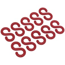 Sealey 10 Piece Plastic Chain S Hook Set
