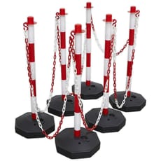 Sealey Red/White Post and Chain Kit