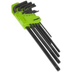 Siegen 9 Piece Long Tri-Star Key Set