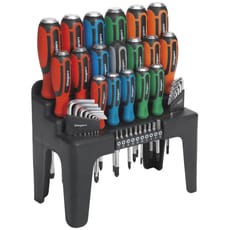 Siegen S01106 44 Piece Hammer Thru Screwdriver and Hex Key Set