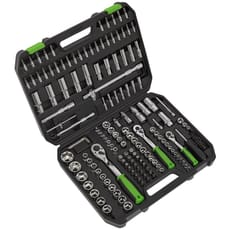 Siegen 171 Piece Combination Drive Socket and Screwdriver Bit Set 