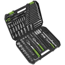 Siegen 219 Piece Combination Drive Socket Spanner and Screwdriver Set