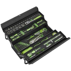 Siegen 86 Piece Cantilever Tool Box Tool Set
