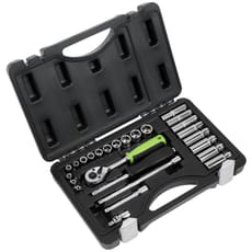 Siegen 26 Piece 1/4" Drive Hex Socket Set