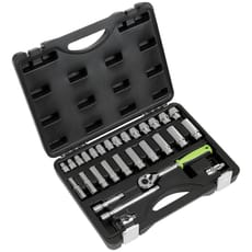 Siegen 28 Piece 3/8" Drive Hex Socket Set