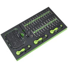 Siegen 170 Piece Folding Keys and Screwdriver Bit set in Module Tray