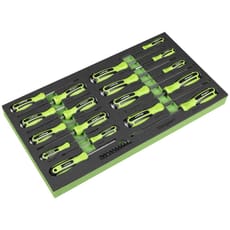 Siegen 28 Piece Screwdriver Set in Foam Module Tray