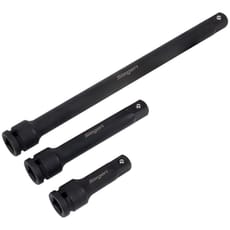 Siegen 3 Piece 1/2" Drive Impact Socket Extension Bar Set