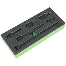 Siegen 6 Piece 1/2" Drive Impact Socket Adaptor and Extension Bar Set
