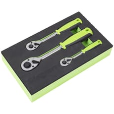 Siegen 3 Piece Combination Drive Ratchet Set