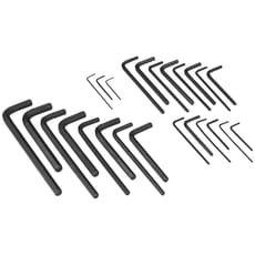 Siegen 25 Piece Hexagon Allen Key Set Metric and Imperial