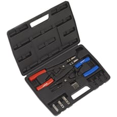 Siegen Internal / External Circlip Plier Set with Interchangeable Tips