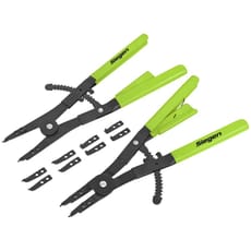 Siegen Internal / External Circlip Plier Set with Interchangeable Tips