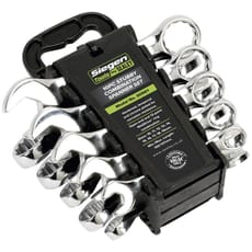 Siegen 10 Piece Stubby Combination Spanner Set Metric