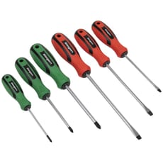 Siegen 6 Piece Soft Grip Screwdriver Set