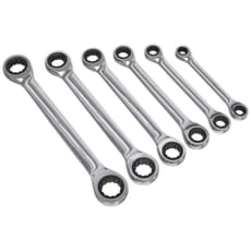 Siegen S0636 6 Piece Double Ended Ratchet Ring Wrench Set