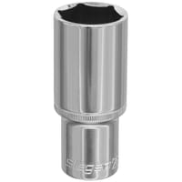 Siegen 1/2" Drive Deep Hexagon WallDrive Socket Metric 