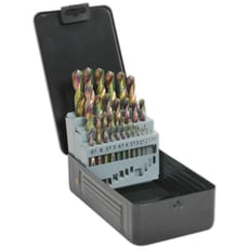 Siegen 25 Piece HSS Titanium Coated Drill Bit Set