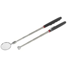 Siegen 2 Piece Telescopic Magnetic Pick Up Tool and Inspection Mirror Set
