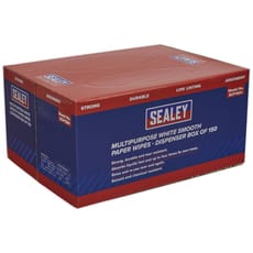 Sealey Smooth White Multi Purpose Paper Wipes