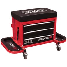 Sealey Mechanics Rolling Tool Box Seat Red