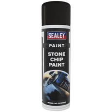 Sealey Stone Chip Protective Aerosol Spray Paint Pack of 6