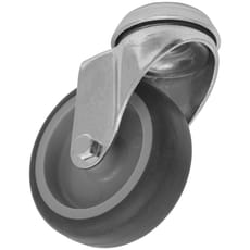 Sealey Medium Duty Thermoplastic Bolt Hole Swivel Castor Wheel
