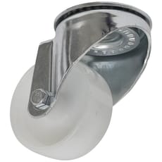 Sealey Bolt Hole Swivel Castor White
