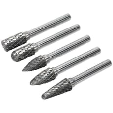 Sealey 5 Piece Tungsten Carbide Rotary Burr Set