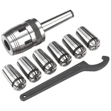 Sealey MT2-M10 Mill Chuck Set for SM2503 Mini Mill