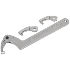 Sealey 4 Piece Adjustable C Spanner Hook and Pin Wrench Set