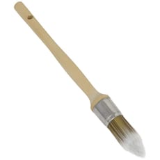 Sealey Wooden Handle Round Sash Synthetic Paint Brush