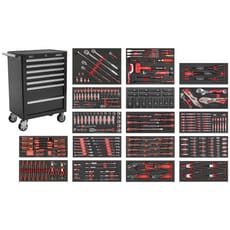 Sealey Superline Pro 7 Drawer Roller Cabinet and 305 Piece Tool Kit