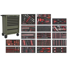 Sealey Superline Pro 7 Drawer Roller Cabinet and 305 Piece Tool Kit