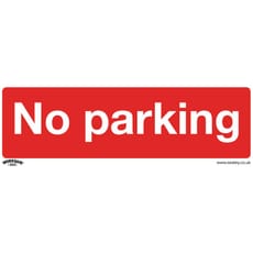 Sealey Rigid Plastic No Parking Sign Pack of 10