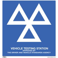 Sealey Aluminium Composite MOT Testing Station Sign