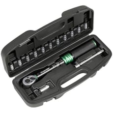 Sealey Premier 14 Piece 1/4" Drive Torque Wrench and Socket Set