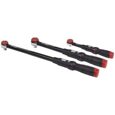 Sealey Premier Black 3 Piece Combination Drive Micrometer Torque Wrench Set