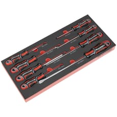 Sealey Premier 8 Piece Screwdriver Set in Module Tray