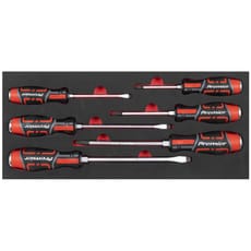 Sealey Premier 6 Piece Hammer Thru Screwdriver Set in Module Tray