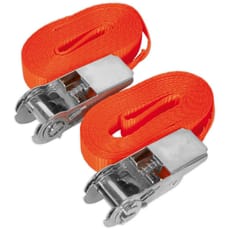 Sealey 2 Piece Ratchet Tie Down Strap