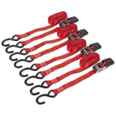 Sealey Ratchet Tie Downs Polyester Webbing