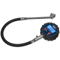 Sealey Twin Push On Connector Digital Tyre Pressure Gauge