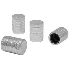 Sealey Replacement Silver Anodised Aluminium Valve Stem Caps