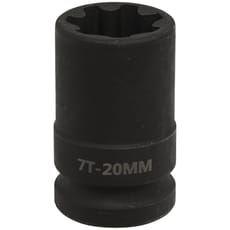 Sealey 1/2" Drive 7 Point Square Ribe Brake Caliper Socket